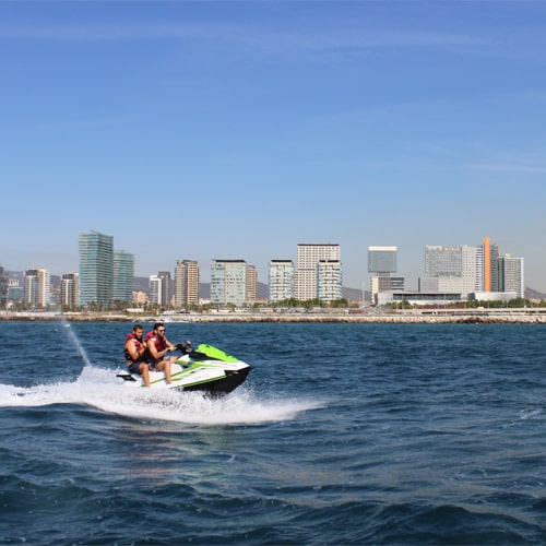 Esmoto De Agua Tour Skyline De Barcelona Enjet Ski Barcelona Skyline Tourfrjet Ski Tour Skyline De Barcelone