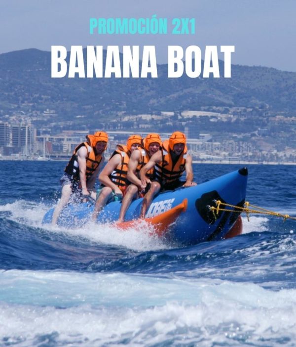 Promoción 2x1 Banana Boat Experience Barcelona
