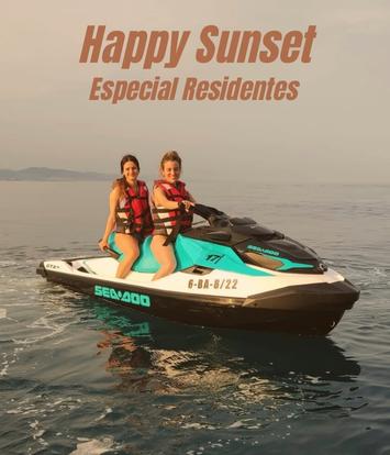 Oferta Happy Sunset Moto de Agua 30 min
